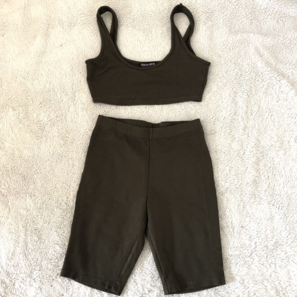 Biker short set